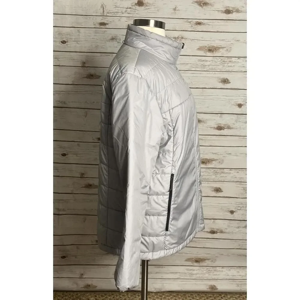 The North Face gorpcore light grey insulated puffer jacket Size XL - Picture 3 of 6